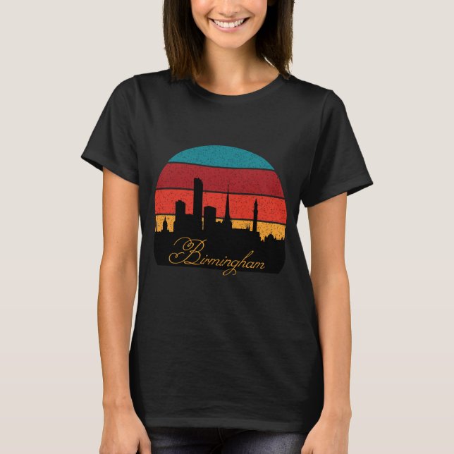 Birmingham-Silhouette T-Shirt (Vorderseite)