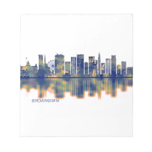 Birmingham Skyline Notizblock