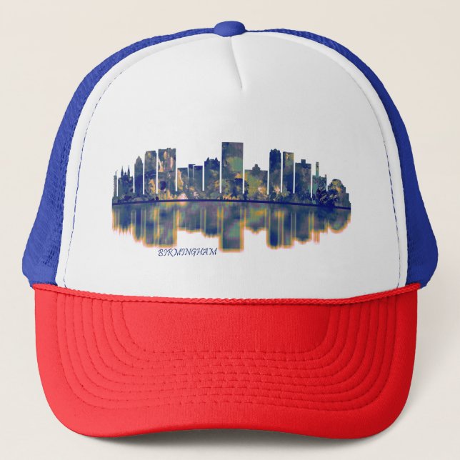 Birmingham Skyline Truckerkappe (Vorderseite)