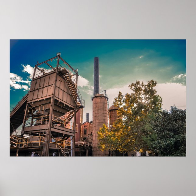 Birmingham Sloss Furnace Poster (Vorne)