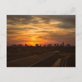 Birmingham Sunset Postkarte