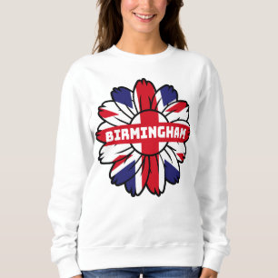 Birmingham Union Jack Sunflower British Pride Sweatshirt