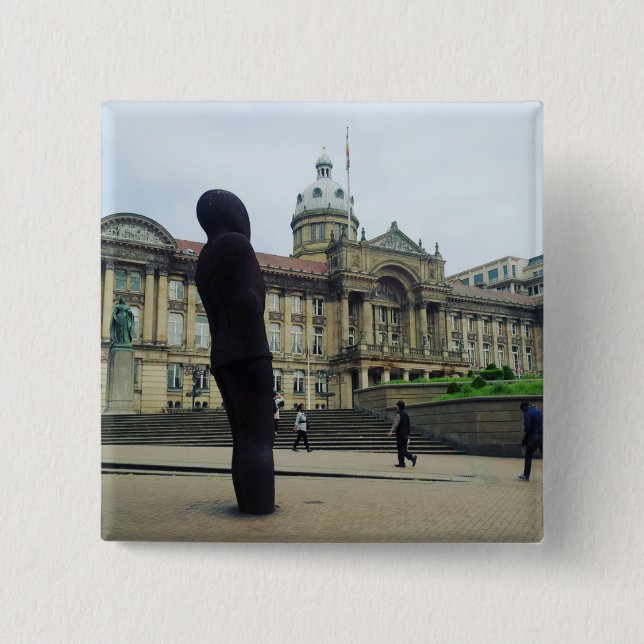 Birmingham Victoria Carré 3 Cm Round Badge (Devant)