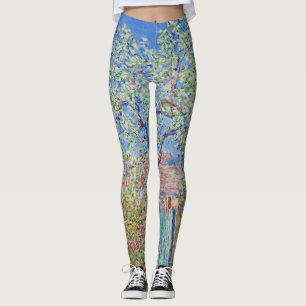 Birnbaum in Blüte - Claude Monet Leggings
