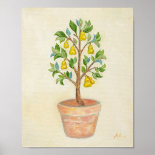 Birnbaum-Kunstposter Poster