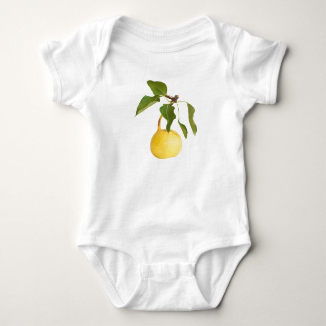 Birne Baby Strampler (Vorderseite)