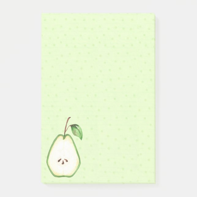Birne Post-it Klebezettel (Vorderseite)