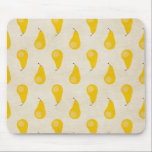 Birne Print Yellow Frucht Birnen Classic Preppy Mousepad<br><div class="desc">Karo auf www.zazzle.com/Sweetbriar_Drive für so viele andere schöne Stile,  Gegenstände & Farben! © SweetbriarDrive 2014. Kopieren Sie nicht.</div>