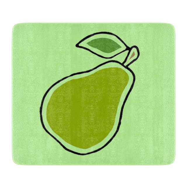 Birne Schneidebrett (Vorderseite)