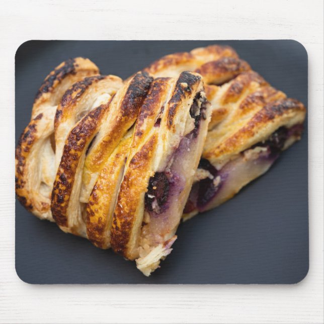 Birne und BlackBerry Strudel Mousepad (Vorne)