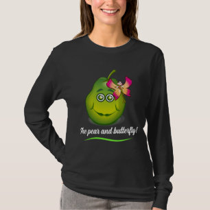 Birne und Schmetterling T-Shirt