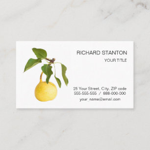 Birne Visitenkarte