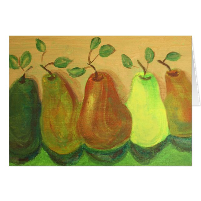 Birnen - Acrylmalerei von Trevor-Stern (Vorderseite (Horizontal))