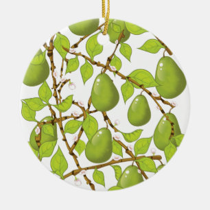 Birnen anbauen keramik ornament