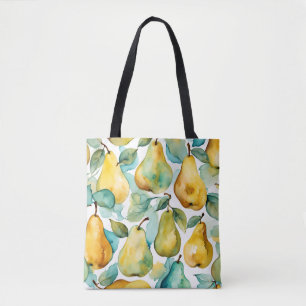 Birnen-Aquarell-Kunst Tasche