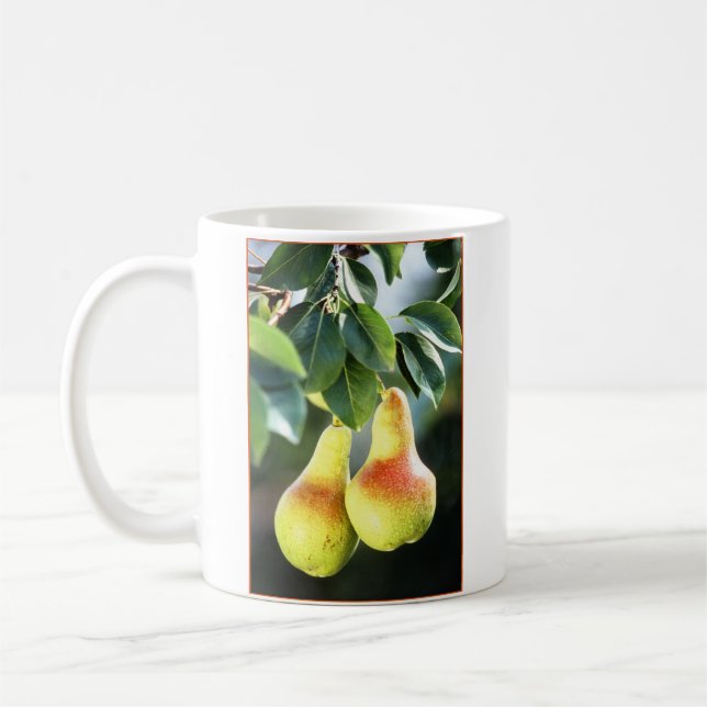 Birnen auf einem Baumfoto Kaffeetasse (Links)