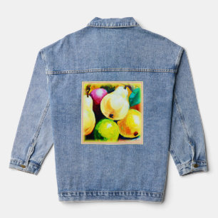 "Birnen Baum" Niedliches Design. Jetzt kaufen Jeansjacke