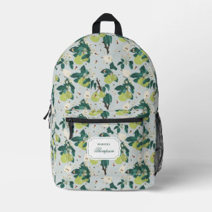 Birnen & Bienen im botanischen Garten Bedruckter Rucksack