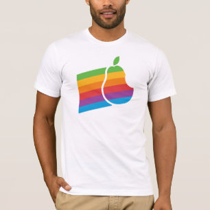 Birnen-Computer - Retro Apple-Logo-Parodie-Shirt T-Shirt