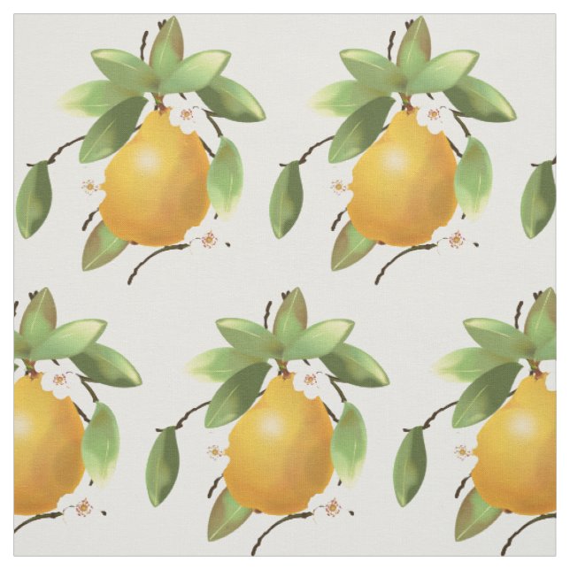Birnen Frucht Stoff (Muster)