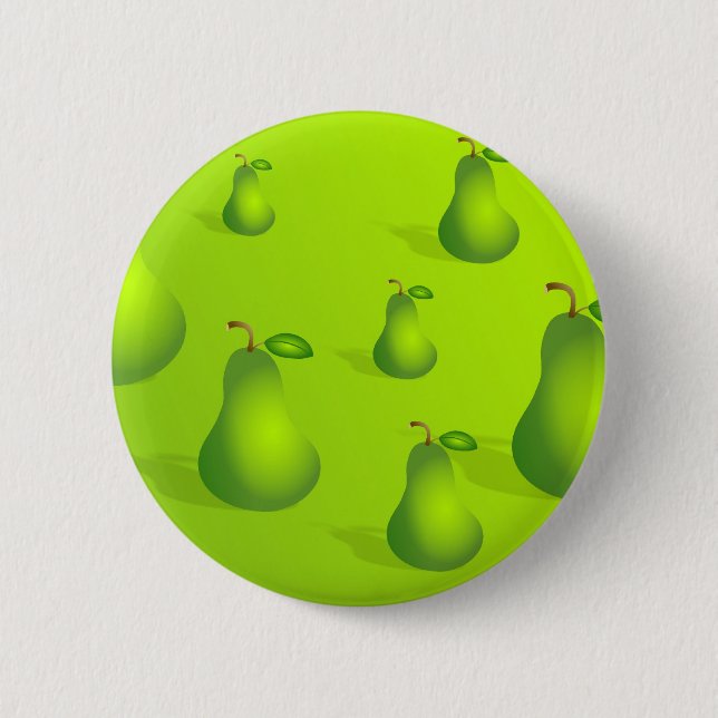 Birnen-Hintergrund Button (Vorderseite)