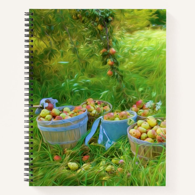 Birnen pflücken notizbuch (Vorderseite)