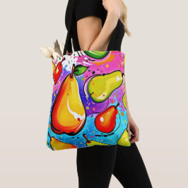 Birnen Pop Art Tasche