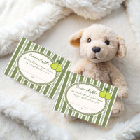 Birnen-Sage-Grün Retro-Baby-Shower-Windel-Raffle