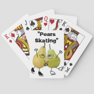 "Birnen-Skaten" Spielkarten