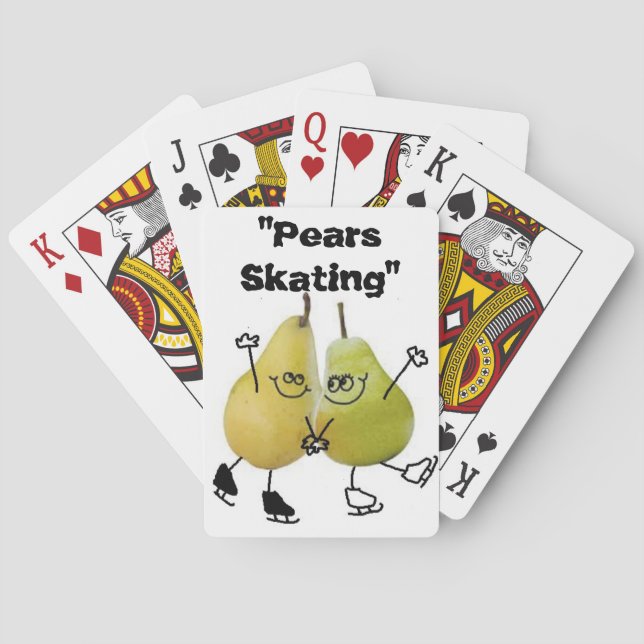 "Birnen-Skaten" Spielkarten (Rückseite)