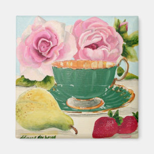 Birnen-u. Tee-Magnet Magnet