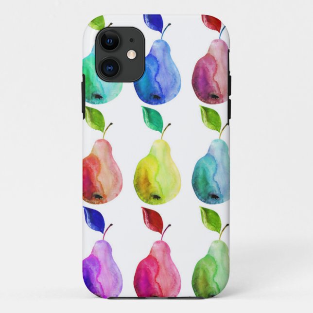 Birnen und Farben Case-Mate iPhone Hülle (Rückseite)