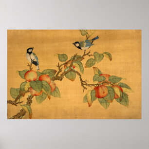 Birnen und Obst aus dem Orient Poster