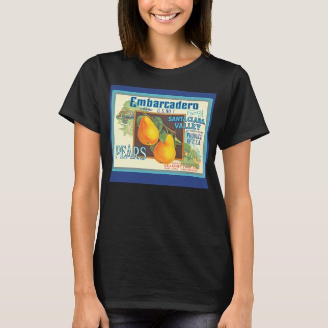 Birnen Vintag Santa Clara Kulturpass Bellinzona T-Shirt (Vorderseite)