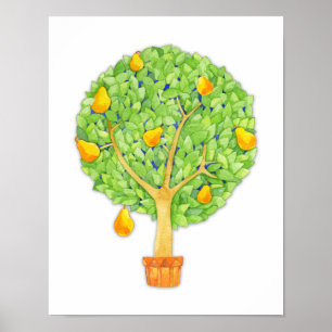 Birnenbaumposter Poster