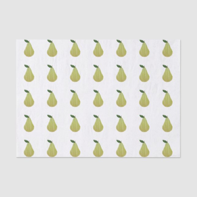 Birnendesign Seidenpapier (Vorderseite)