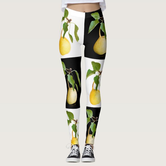 Birnenmuster Leggings (Vorderseite)