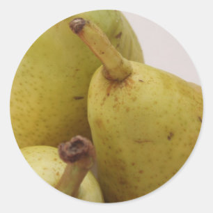 Birnkleber Runder Aufkleber