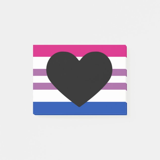 Biromantic Alternate Pride Flag  Post-it Klebezettel (Vorderseite)