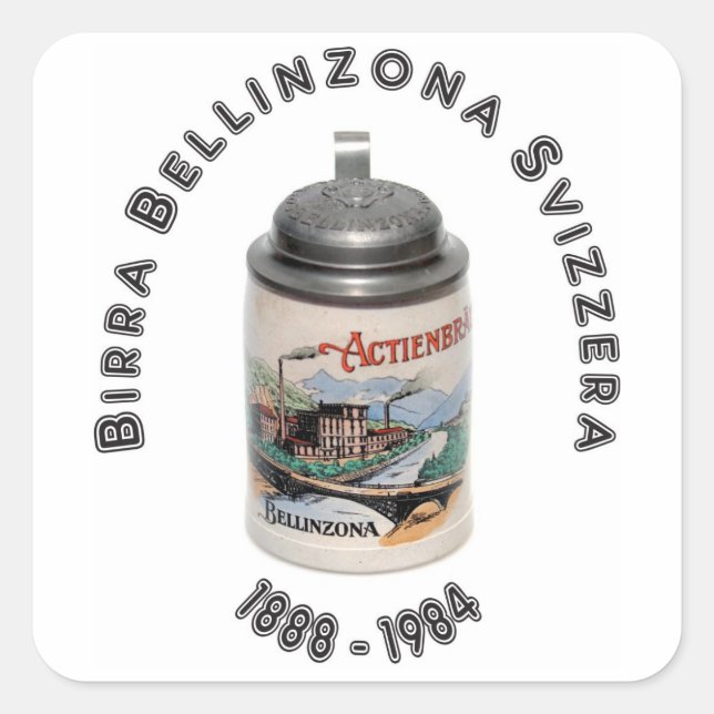 Birra Bellinzona, Bellinzona Aufkleber (Vorderseite)