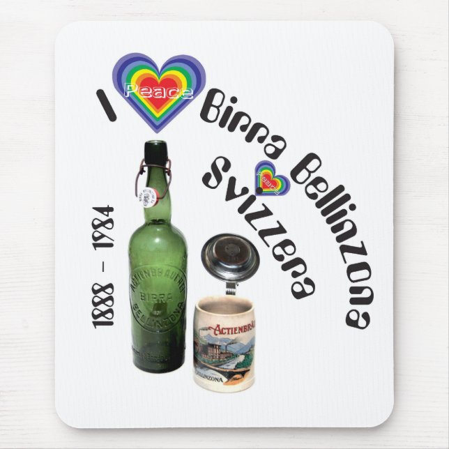 Birra Bellinzona Mousepad (Vorne)