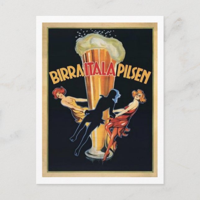Birra Itala Pilsen Postkarte (Vorderseite)
