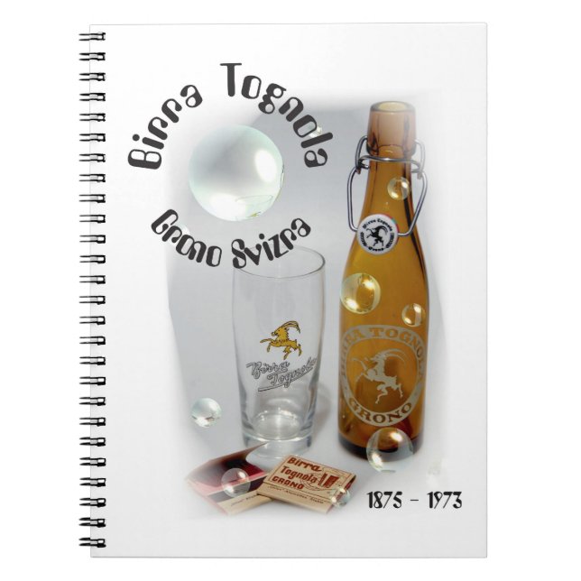 Birra Tognola Grono Svizra Nootbook Notizblock (Vorderseite)