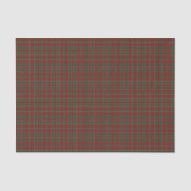 Birral Clan Tartan (Burrell, Birrell) Seidenpapier (Vorderseite)