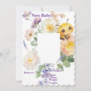 Birth Announcement Bee
