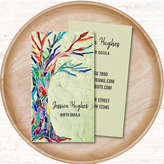 Birth Doula Business Card Visitenkarte (Von Creator hochgeladen)