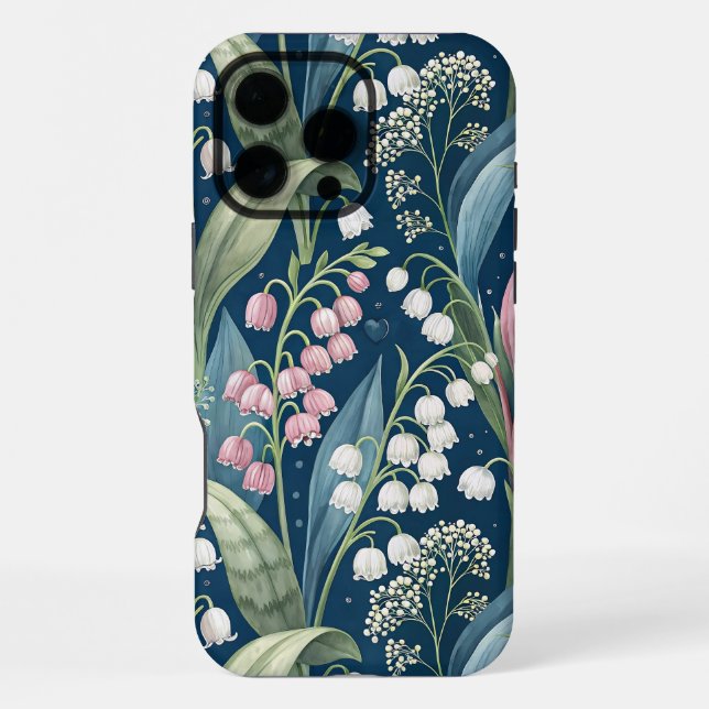 Birth Flower Botanical Design iPhone 16 Pro Max Hülle (Rückseite)