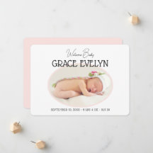 Birth New Baby Simple Foto Flat