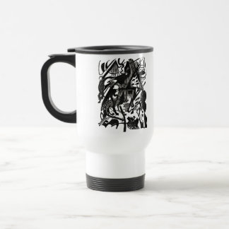 Birth of the Wolves Retro Art Travel Mug Reisebecher