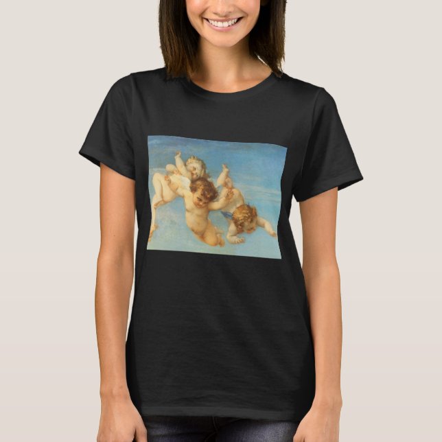Birth of Venus, Angels detail by Alexandre Cabanel T-Shirt (Vorderseite)